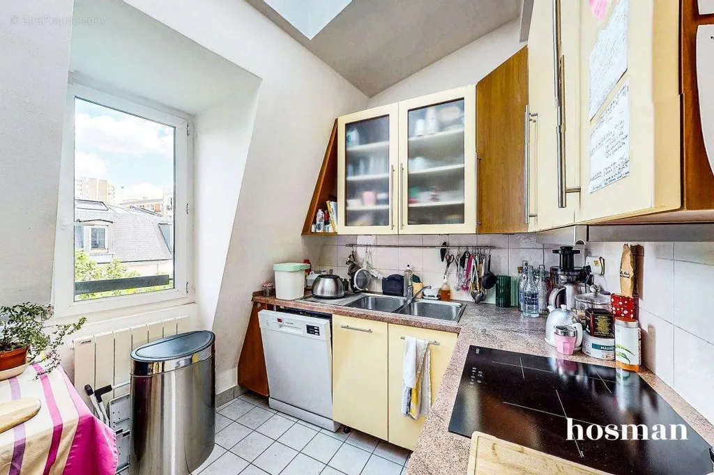 Cuisine - Appartement 4 Pièces avec Terrasse et Parking à Les Lilas