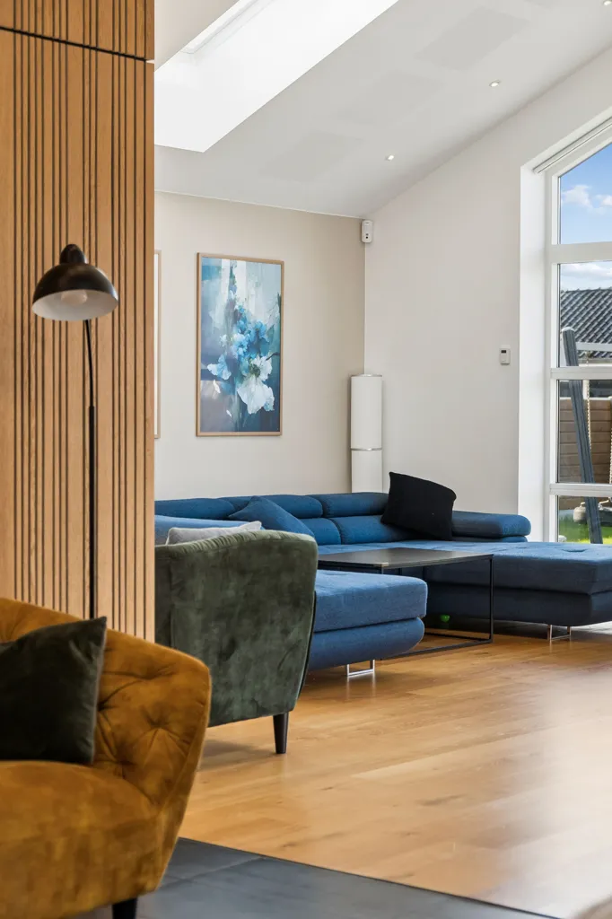 Séjour - Architect-designed Villa with Garden in Køge