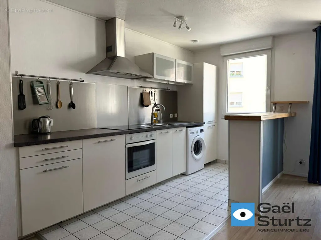 Cuisine - Appartement avec Balcon au Centre-ville de Strasbourg