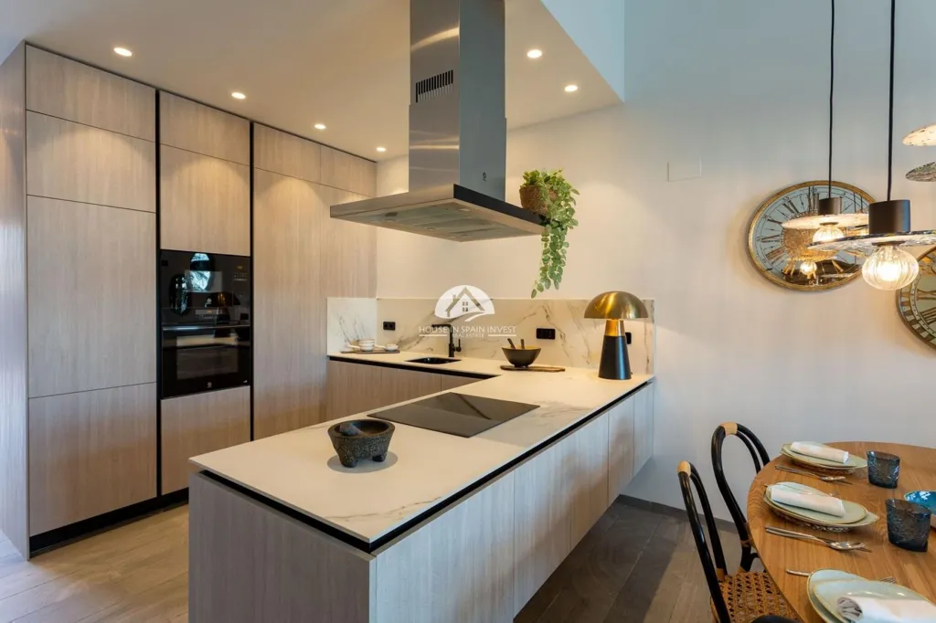 Cuisine - Apartment with Pool in La Finca Golf, Algorfa