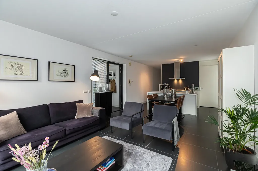 Séjour - Modern Apartment with Terrace in Papendrecht