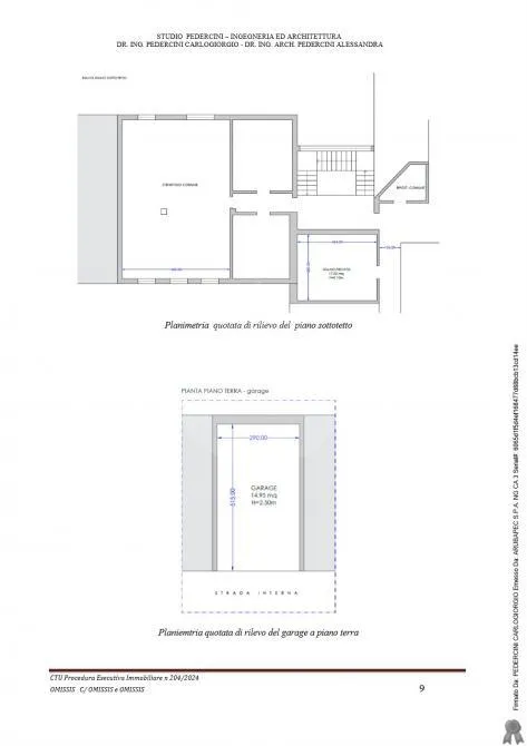 Plan - Quadruplex Apartment with Rooftop in Quinzano d'Oglio