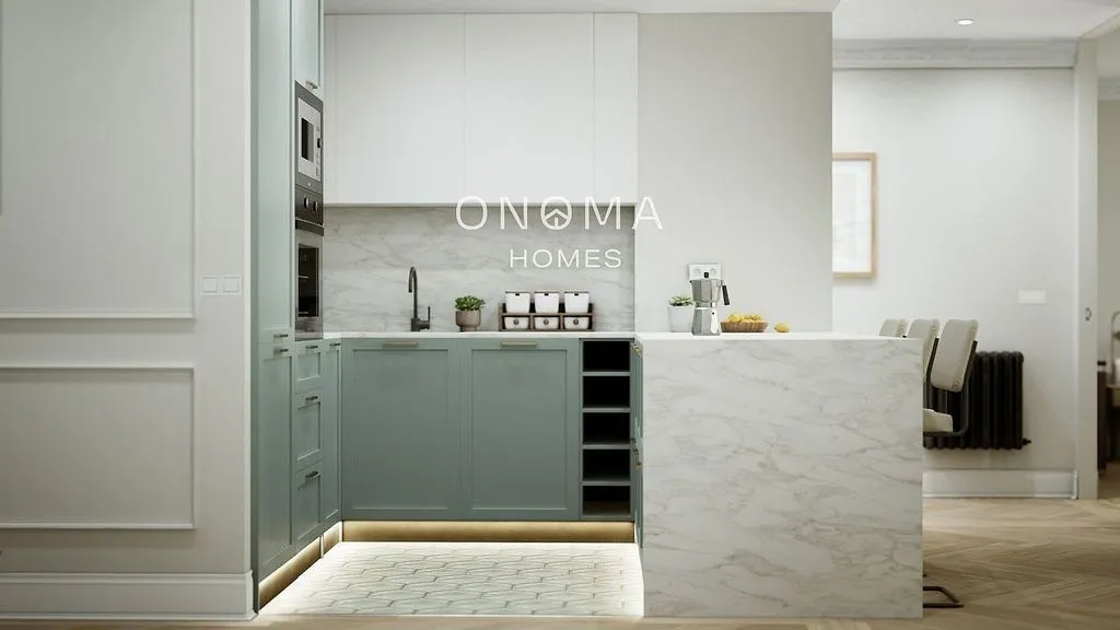 Cuisine - Apartment with Garage in Chamberí, Madrid