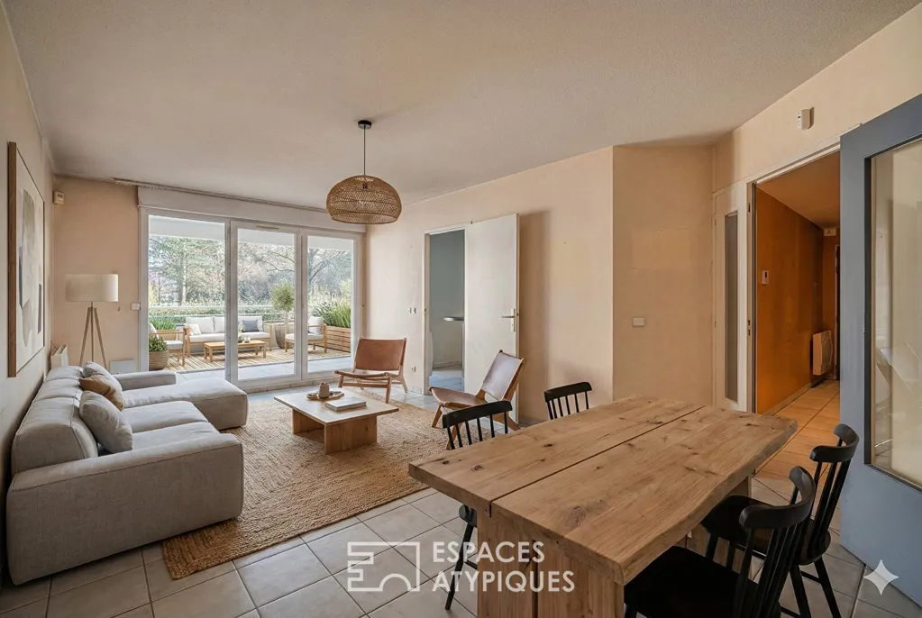 Salle à manger - Appartement 3 Pièces avec Terrasse à Meylan