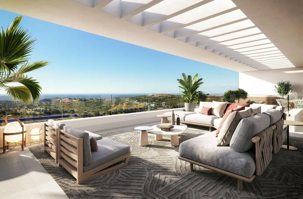 Terrasse - Luxury Apartment with Pool in Casares