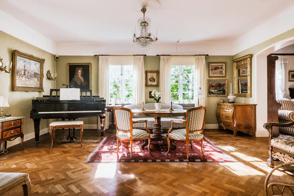 Séjour - 20s Classicist Villa with Garden in Lund
