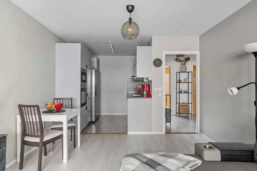 Séjour - Bright Apartment with Sunny Balcony in Göteborg