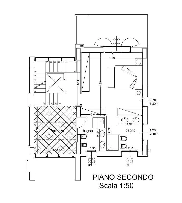 Floor Plan - Modern Villa with Garden in Poggio Imperiale, Florence