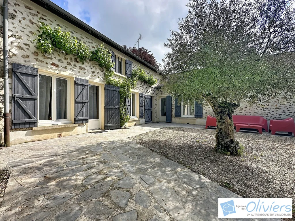 Jardin - Maison de village rénovée avec piscine à Boullay les Troux