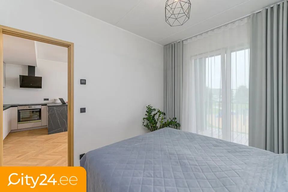 Chambres - Minimalist 2-Room Flat with Balcony in Tiskreoja