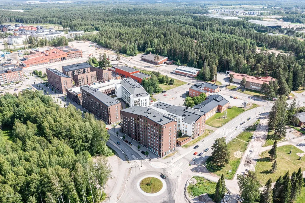 Õhuvaade - Modern Apartment with Balcony in Tuusula