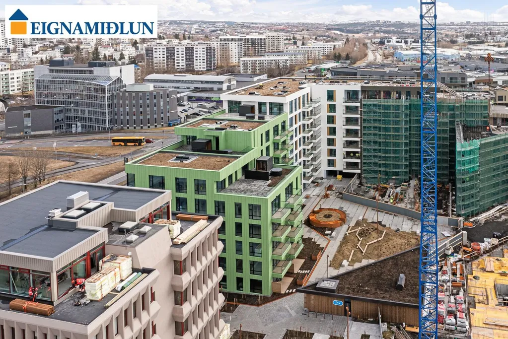 Õhuvaade - Apartment with Car Parking in Reykjavik