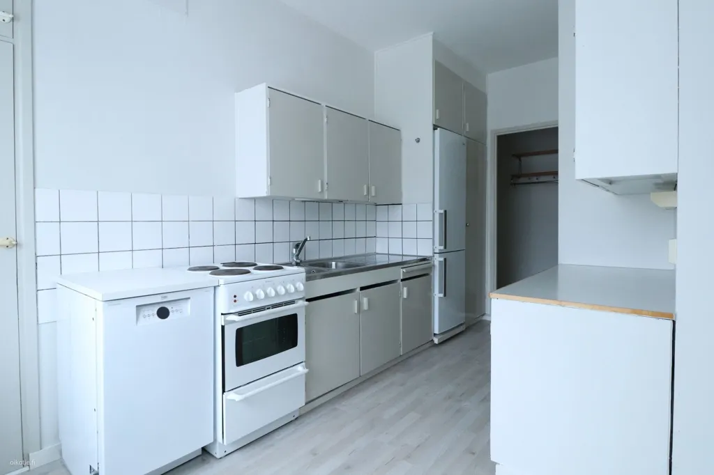 Kitchen - 1950s Flats with Balcony in Heinäpää, Oulu