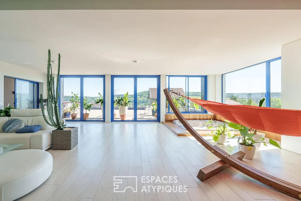 Elutuba - Architectural Brutalist House with Panoramic Terrace