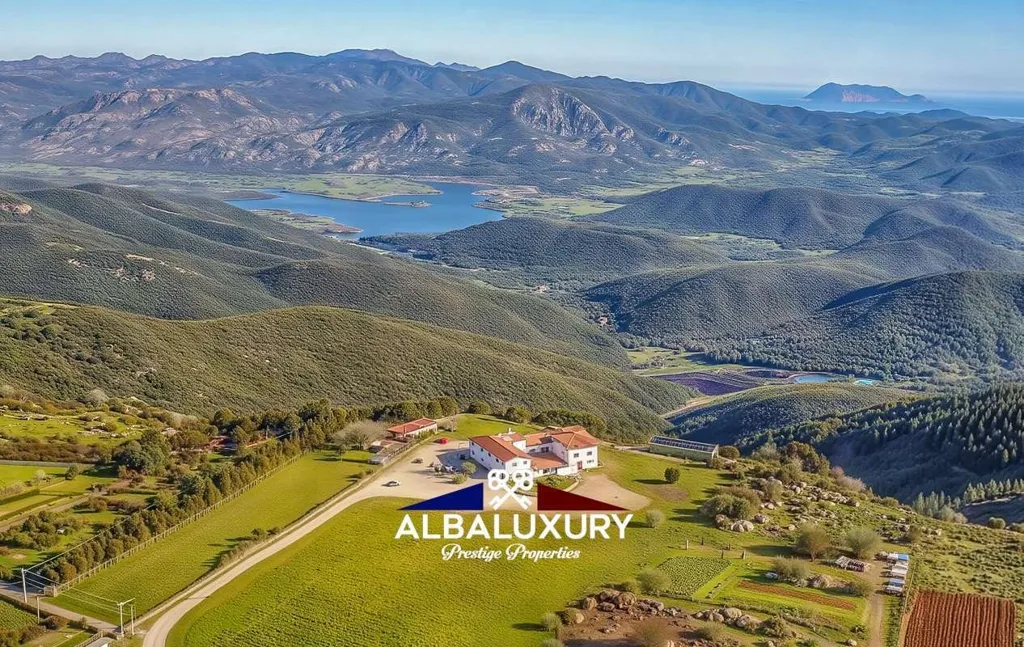 Vue aérienne - Sardinian Villa with Panoramic Views in Lodè