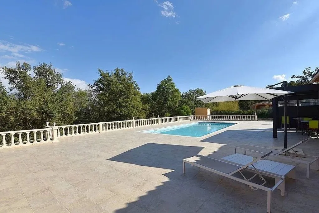 Piscine - Villa de Plain-Pied avec Piscine Chauffée à Fayence