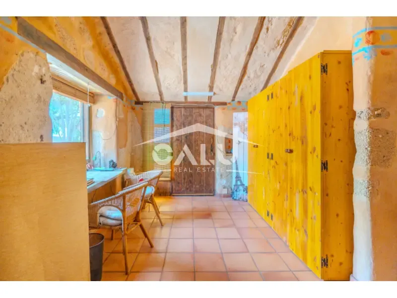 Söögituba - Rustic Chalet with Sea Views in Granadilla de Abona