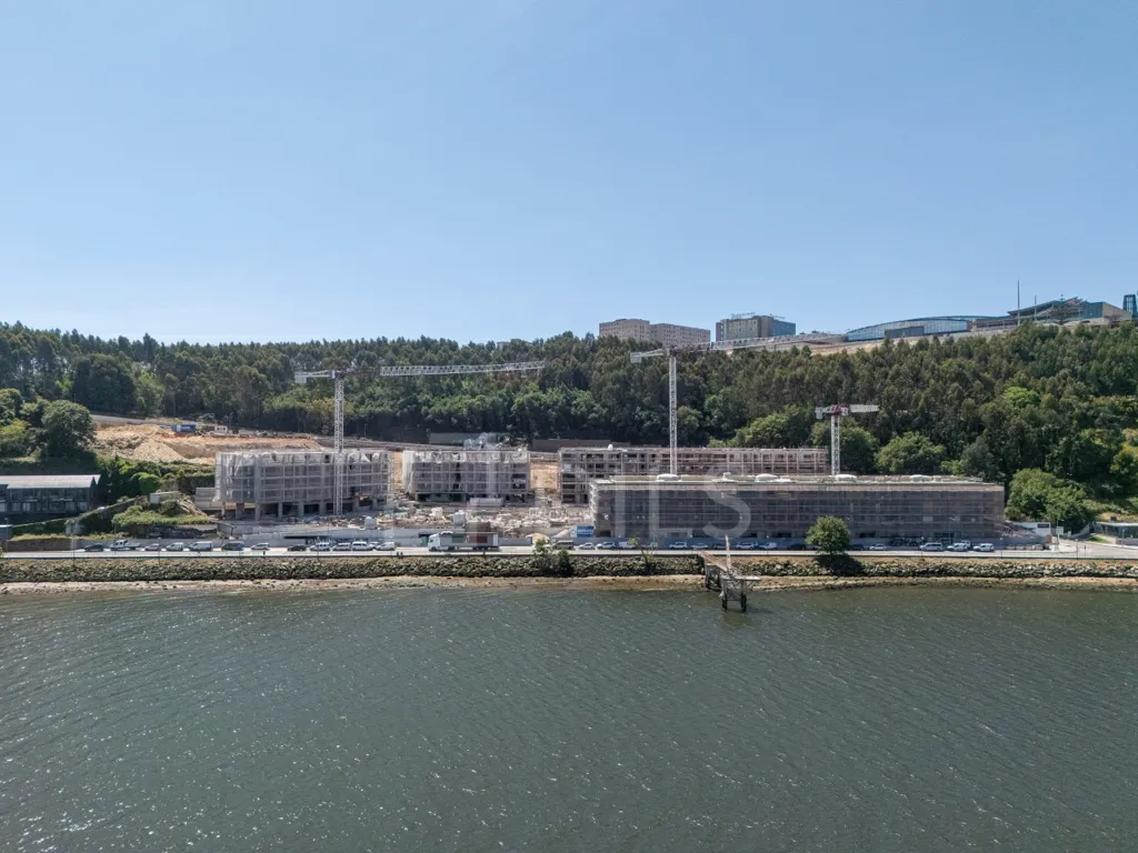 Õhuvaade - T2 Apartment with River View in Vila Nova de Gaia