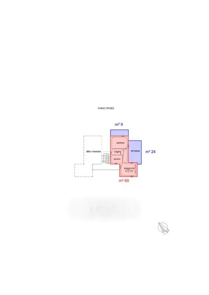 Plan - Trilocale with Pool in Numana