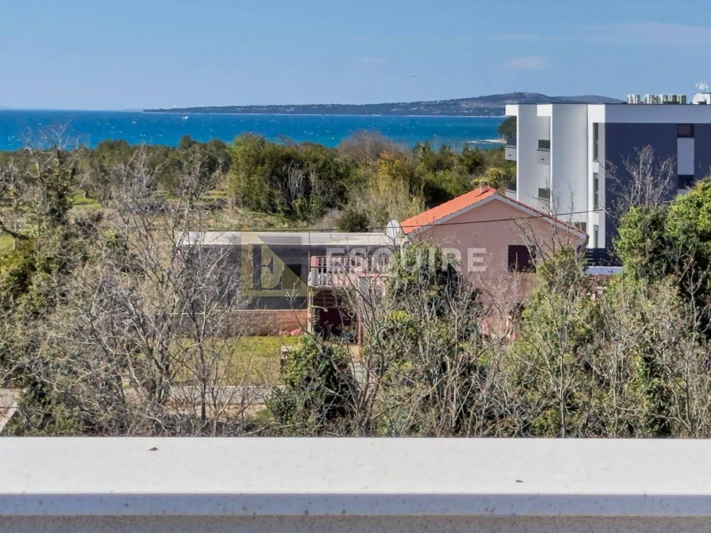 Balcon - Penthouse with Sea View in Privlaka