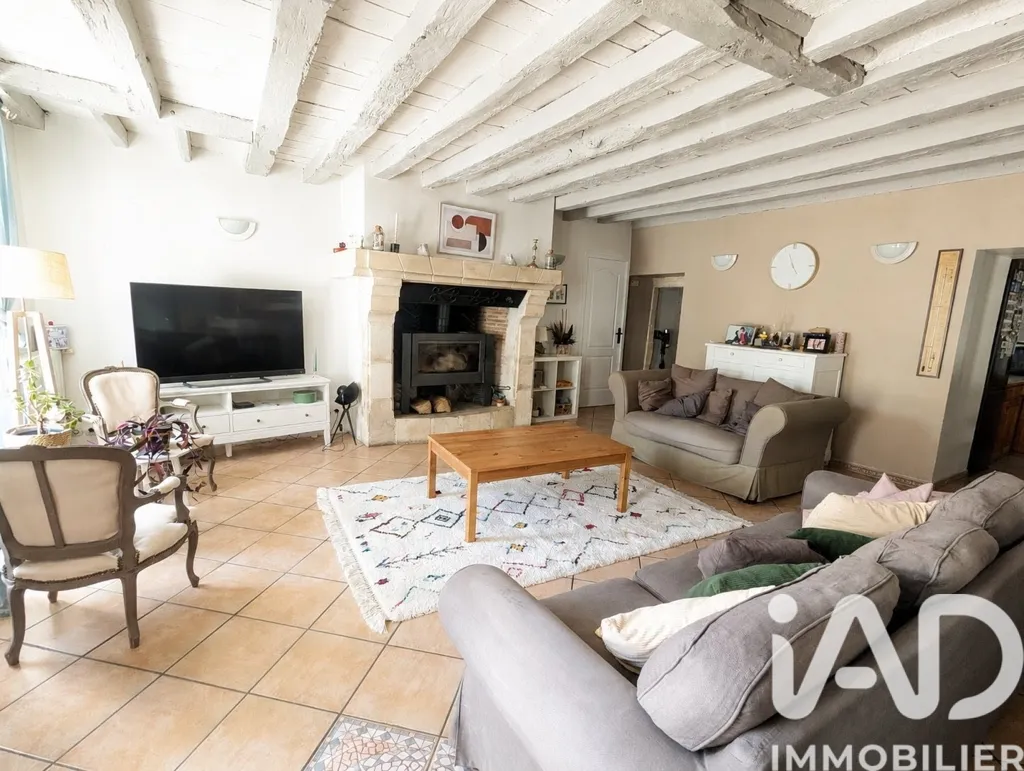 Soggiorno - Renovated Longère with Garden in Saint-Ay