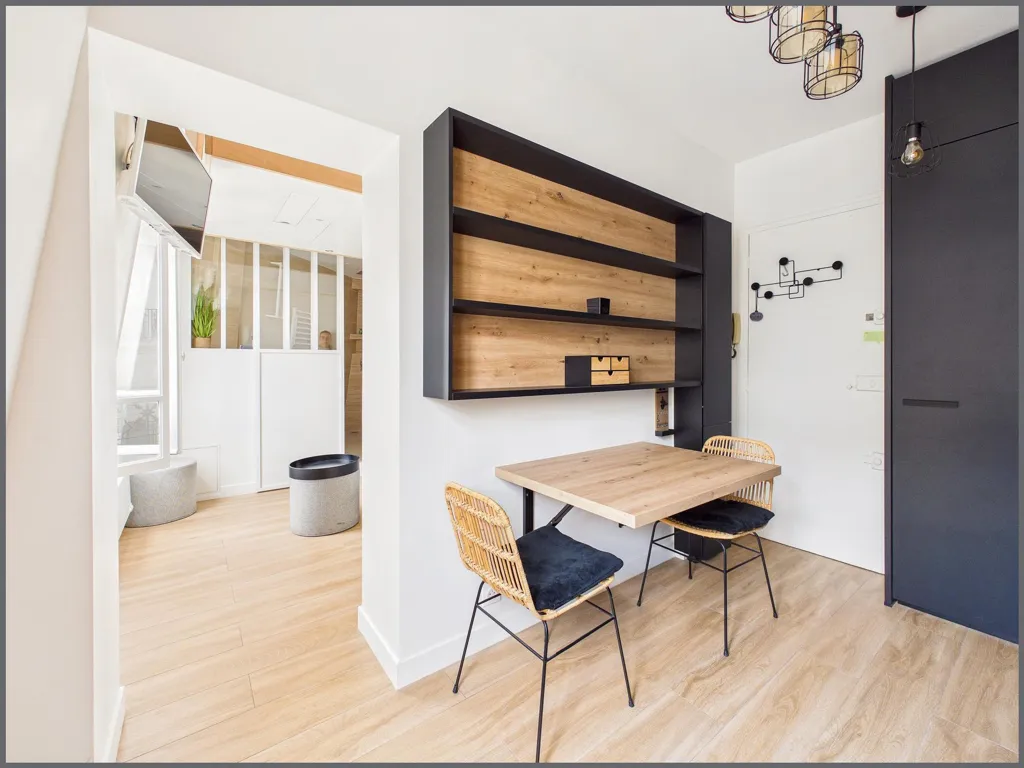 Sala da pranzo - Studio with Ascender in Paris 17th