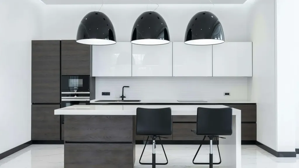 Köök - New Build Triplex with Private Garden in Brugine