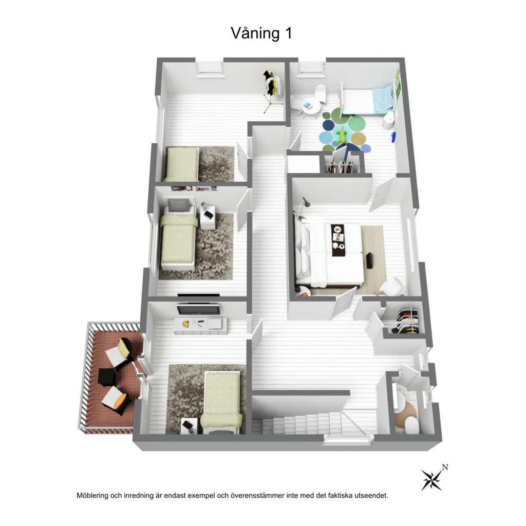 Plaan - Funkis Villa with Garden in Osby