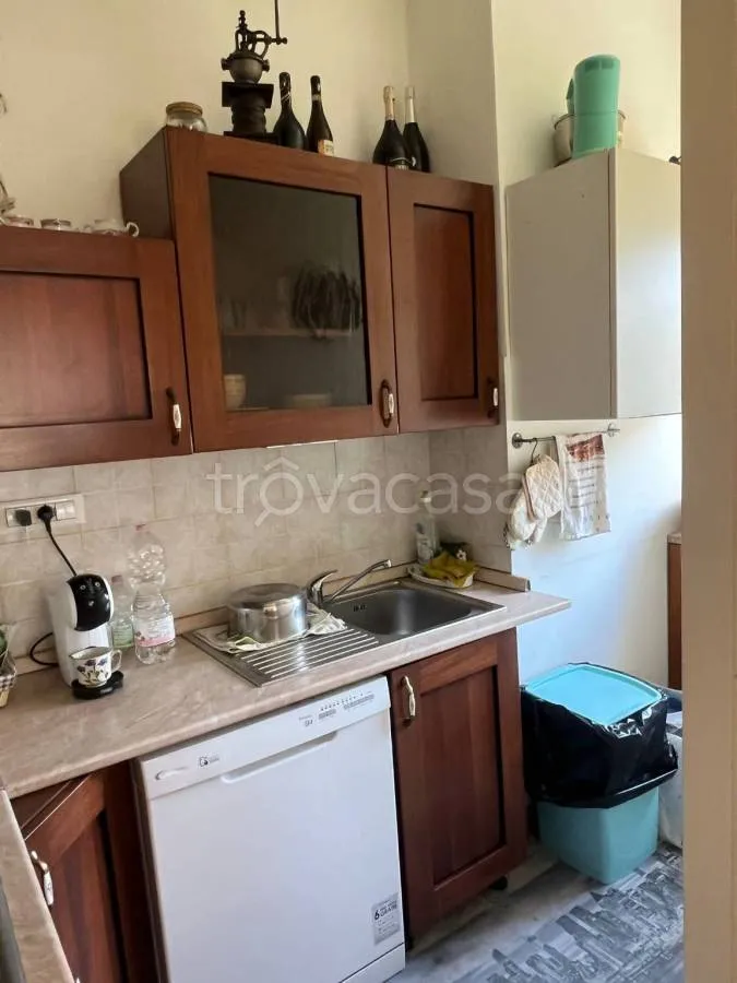 Köök - Corner Apartment with Balcony in Turin