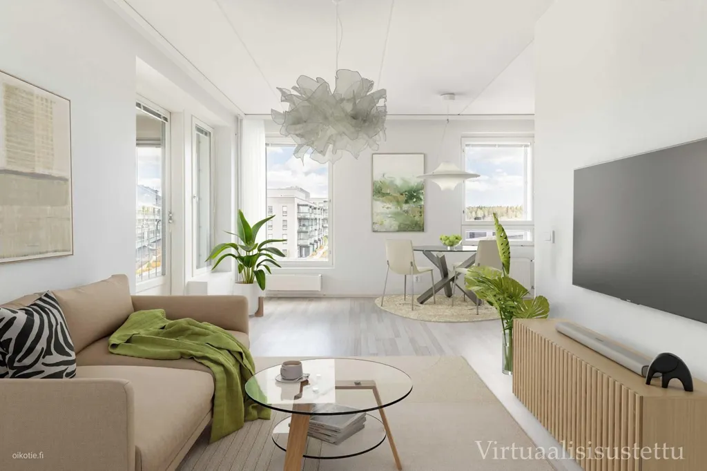 Living Room - Two-Room Apartment in Suurpellon
