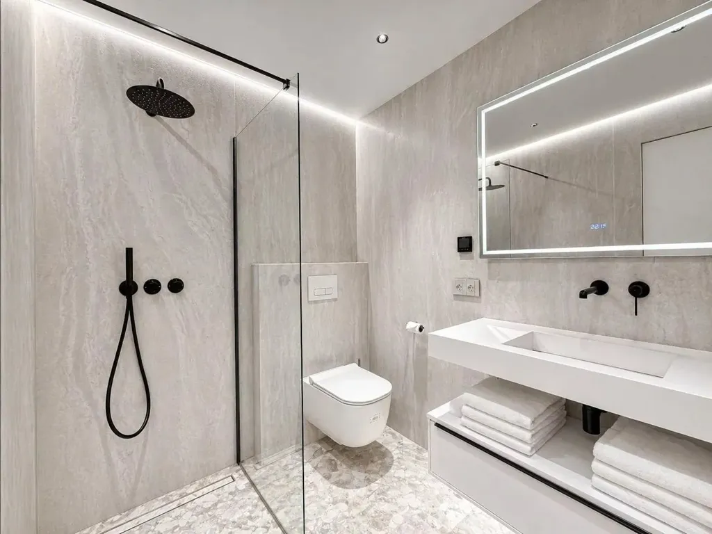 Salles de bain - Appartement Luxe avec Terrasse Sud à Nice