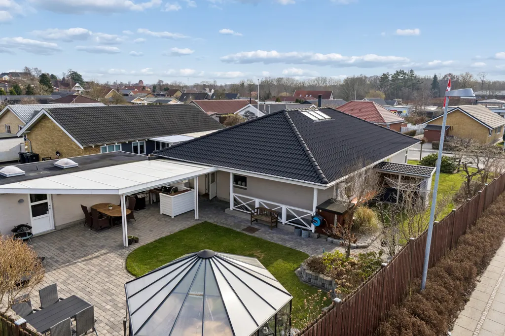 Vue aérienne - Maison 4 pièces à Odense N