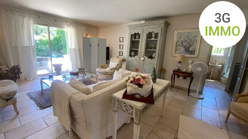 Séjour - Villa avec Piscine et Jardin Arboré à Védène