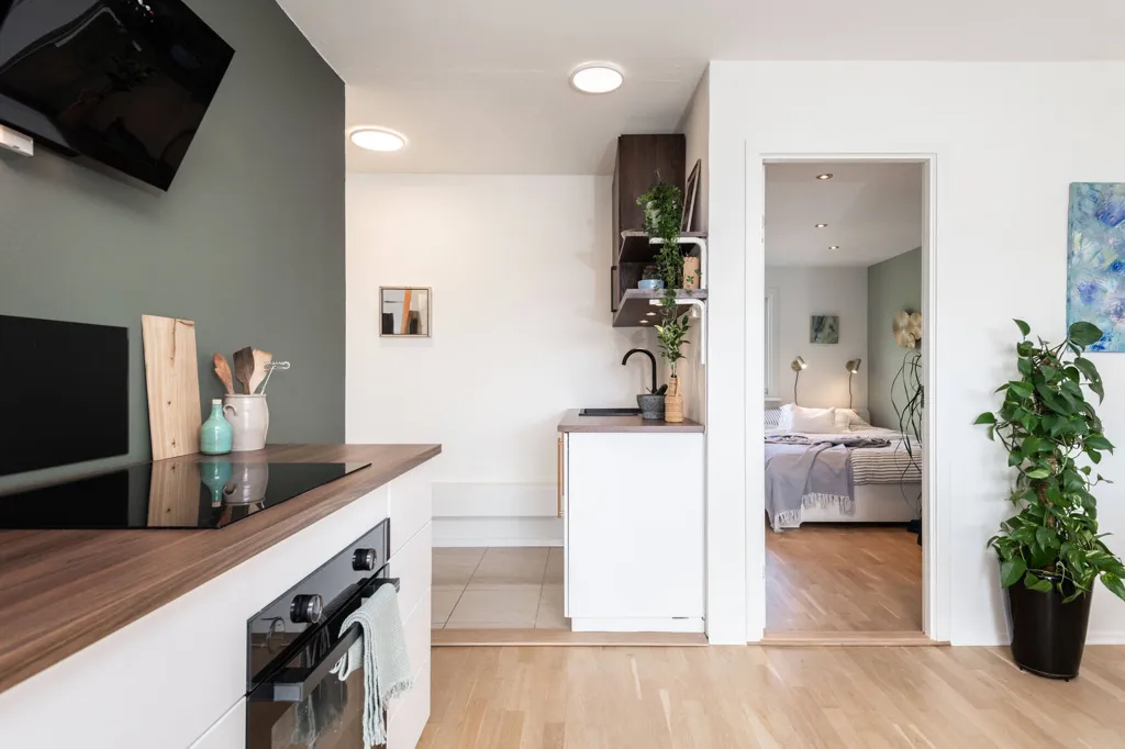 Köök - Modernised Apartment with South-West Balcony in Sarpsborg
