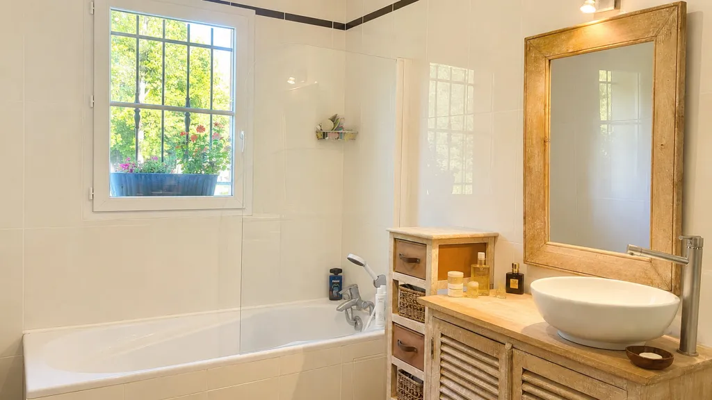 Salles de bain - Maison Familiale avec Jardin et Vue Dégagée à Maintenon