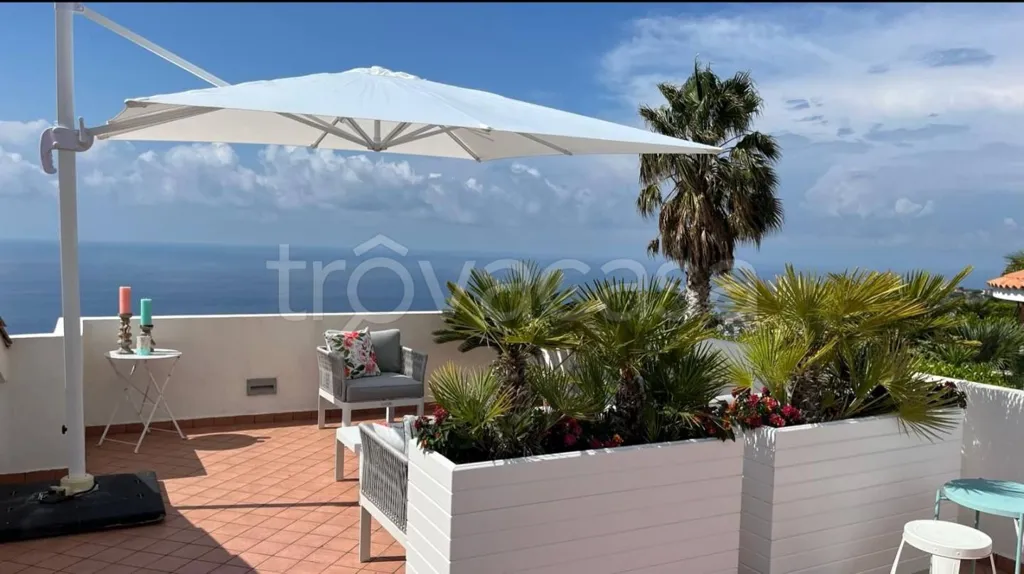 Terrasse - Bifamiliar Villa with Sea View in Zambrone
