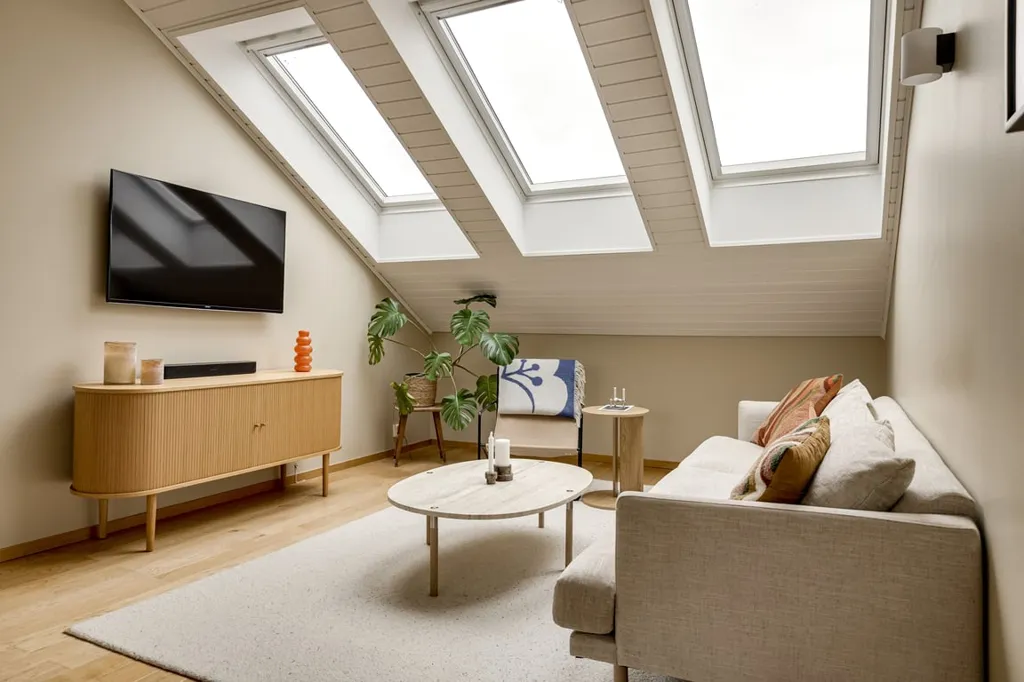Pièces - Penthouse with Balcony & Terrace in Södermalm