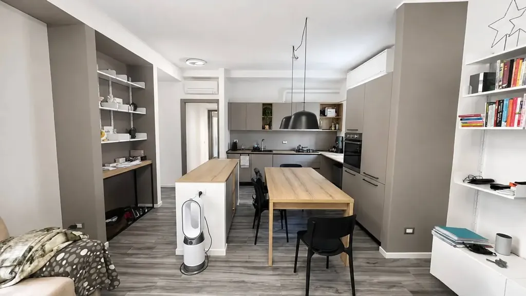 Köök - Rusticated Flat with Balcony in Milan