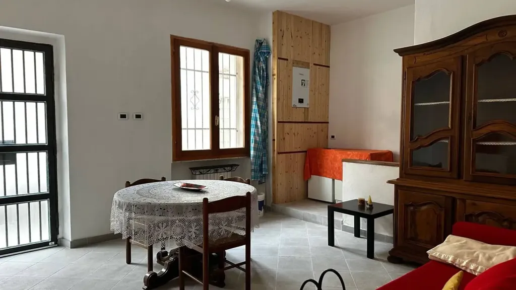 Salle à manger - Terraced House with Courtyard in Mortara