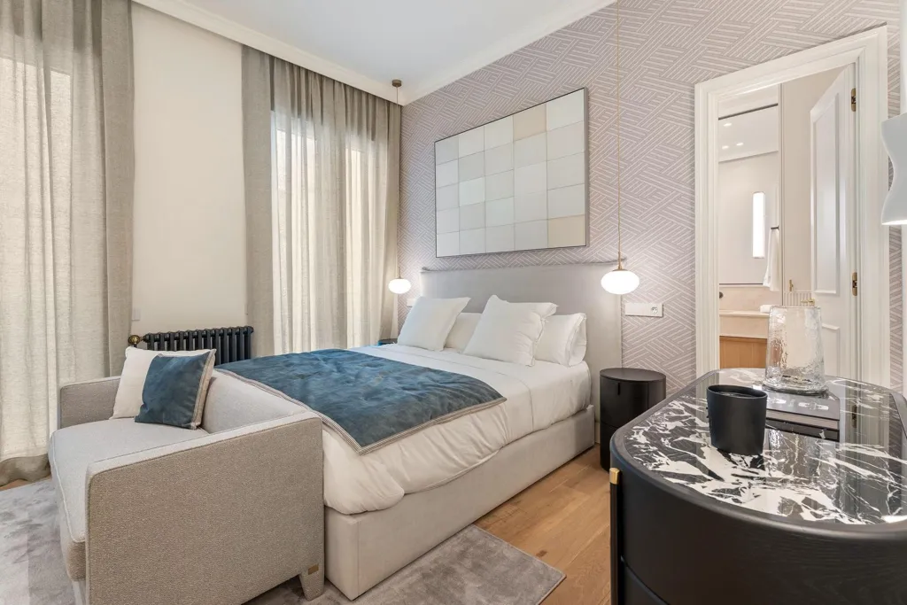 Chambres - Refurbished Apartment with Balconies in Madrid