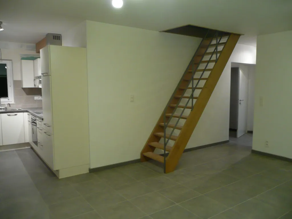 Köök - Duplex Apartment with Terrace in Arlon