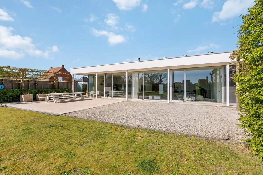 Terrace - Modern Villa with Wellness Area in Dessel