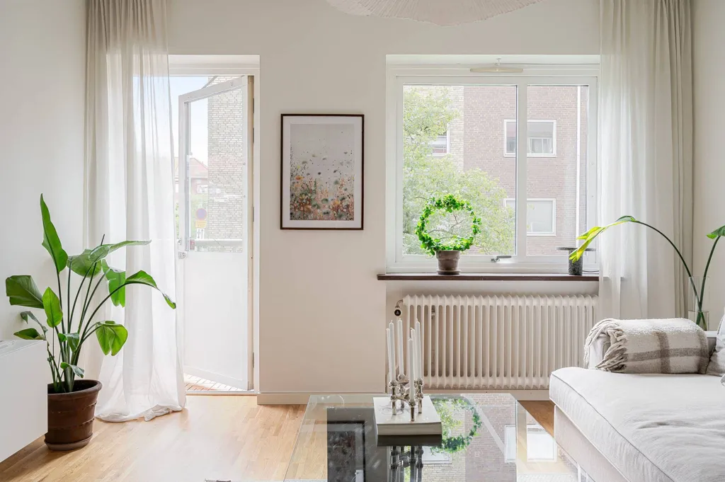 Séjour - Renovated 2-Bedroom with Balcony in Helsingborg