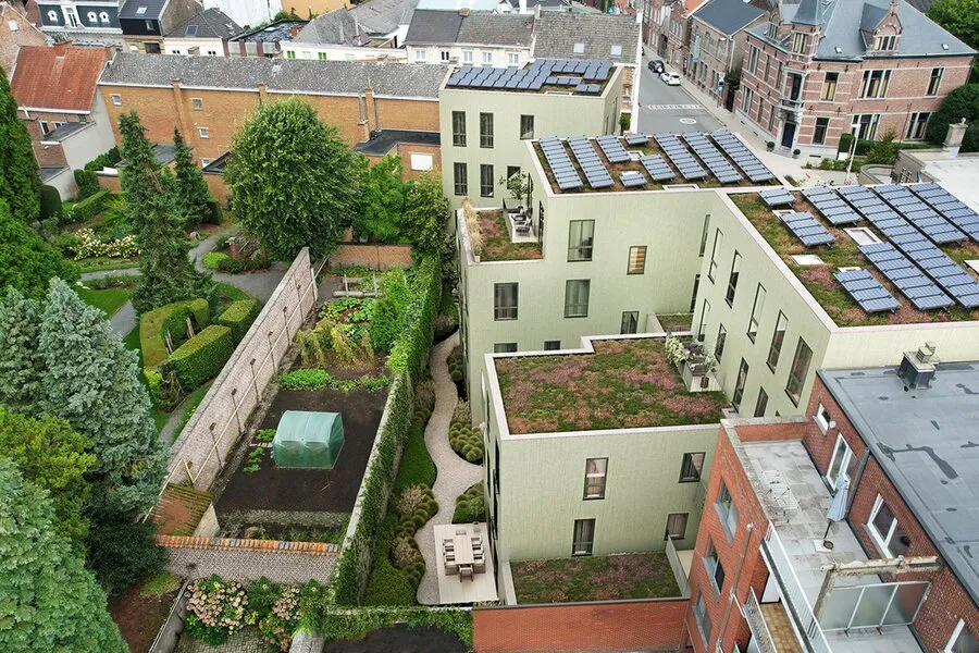 Õhuvaade - Modern Apartments with Terraces in Oudenaarde