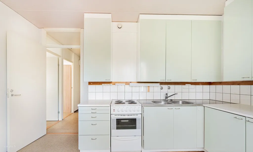 Cuisine - Apartment with Balcony in Heinola