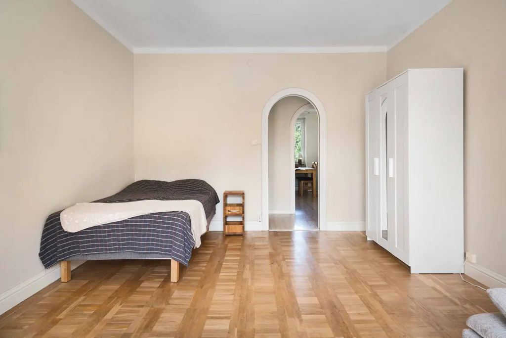 Camere da letto - 40s Flat with Balcony in Uppsala