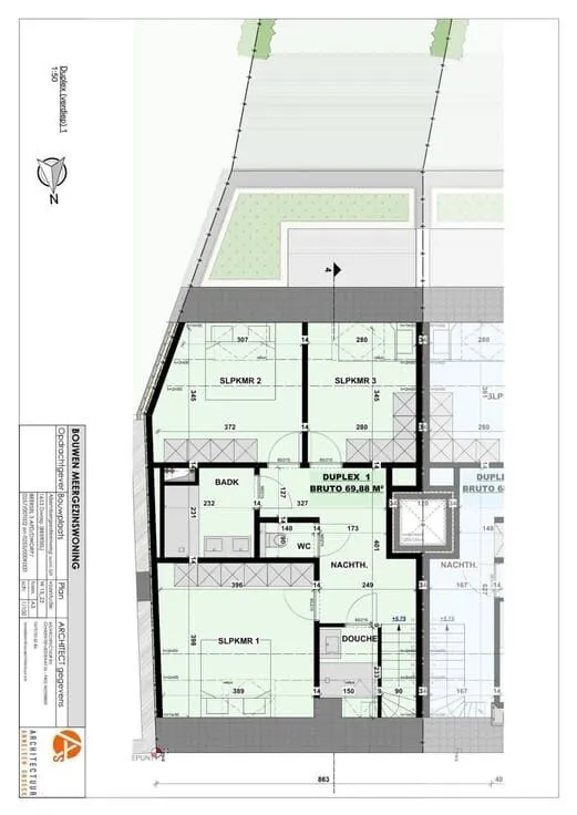Plan - Propriété à Beersel, Proximité de la Ville