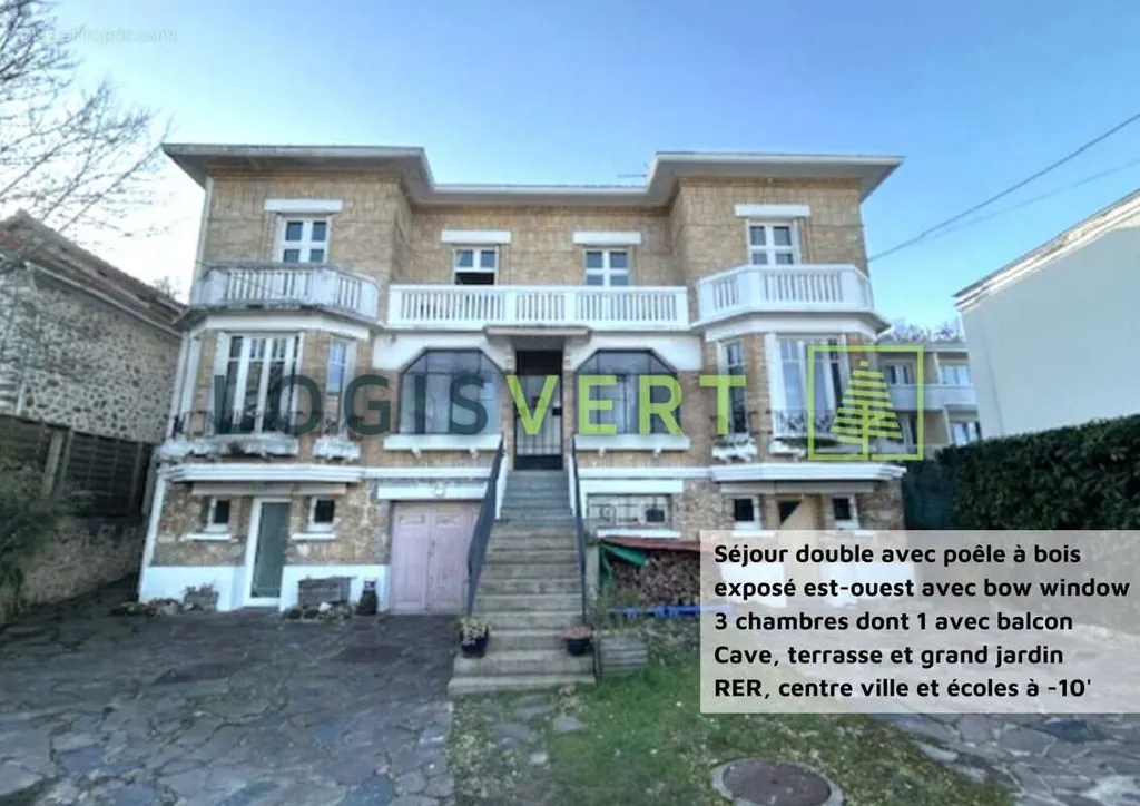 Extérieur - Maison Tripode avec Terrasse à Palaiseau