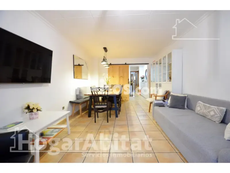 Living Room - Spacious House with Terrace near Cullera Beach