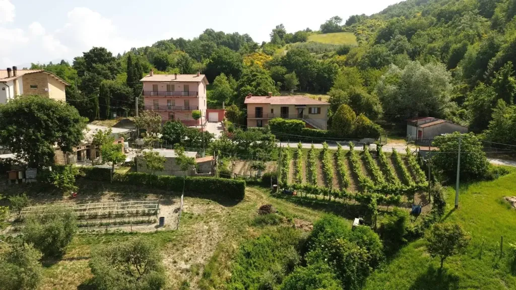 Õhuvaade - Villa with Panoramic Views in Gubbio